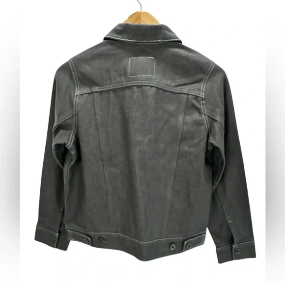 Levi's Big Boys' Classic Grey Denim Trucker Jacket Youth Medium 10-12 - Picture 2 of 11